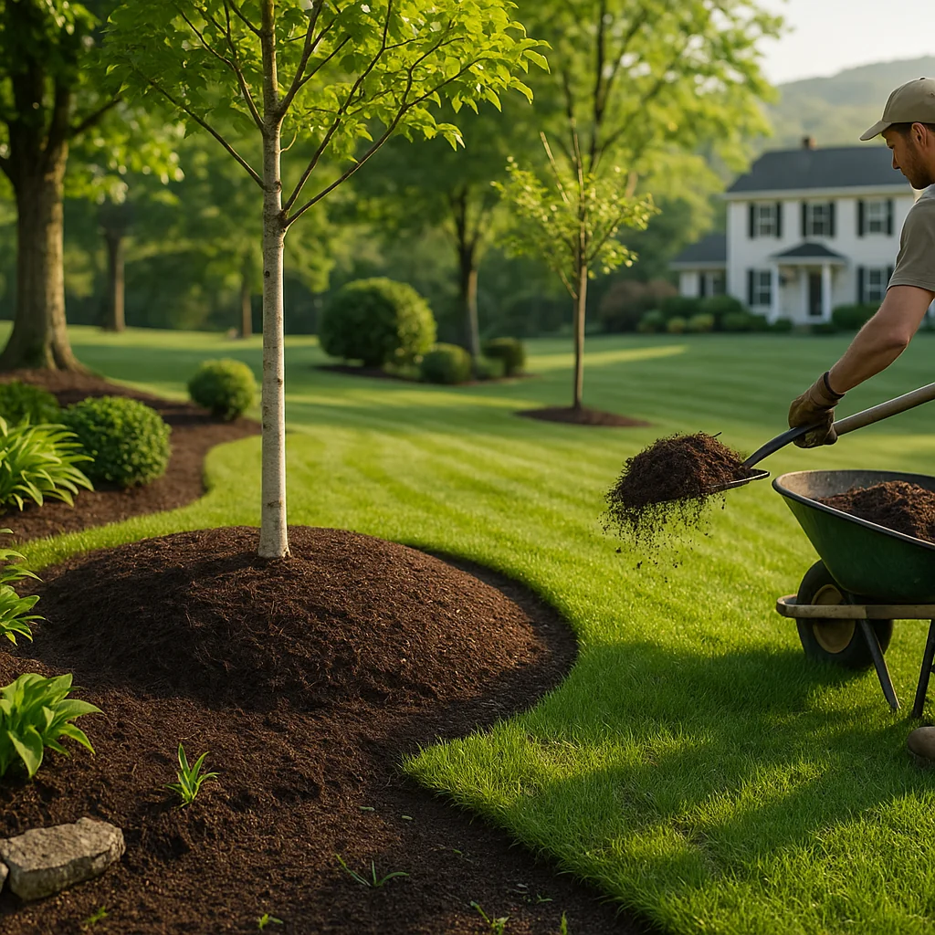 The Benefits of Mulching for Lawn and Landscape Health in Clarks Summit