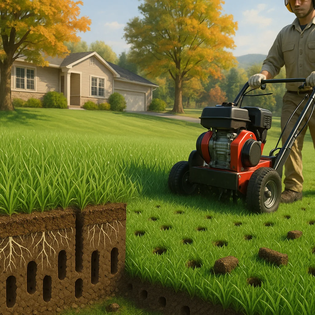 Why Regular Lawn Aeration Matters in Clarks Summit, Pennsylvania